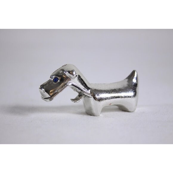 Vintage mcm Solid metal bulldog Bottle Opener, miniature shar-pei dog lover gift - Picture 2 of 10
